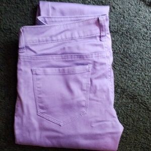 Purple jeans